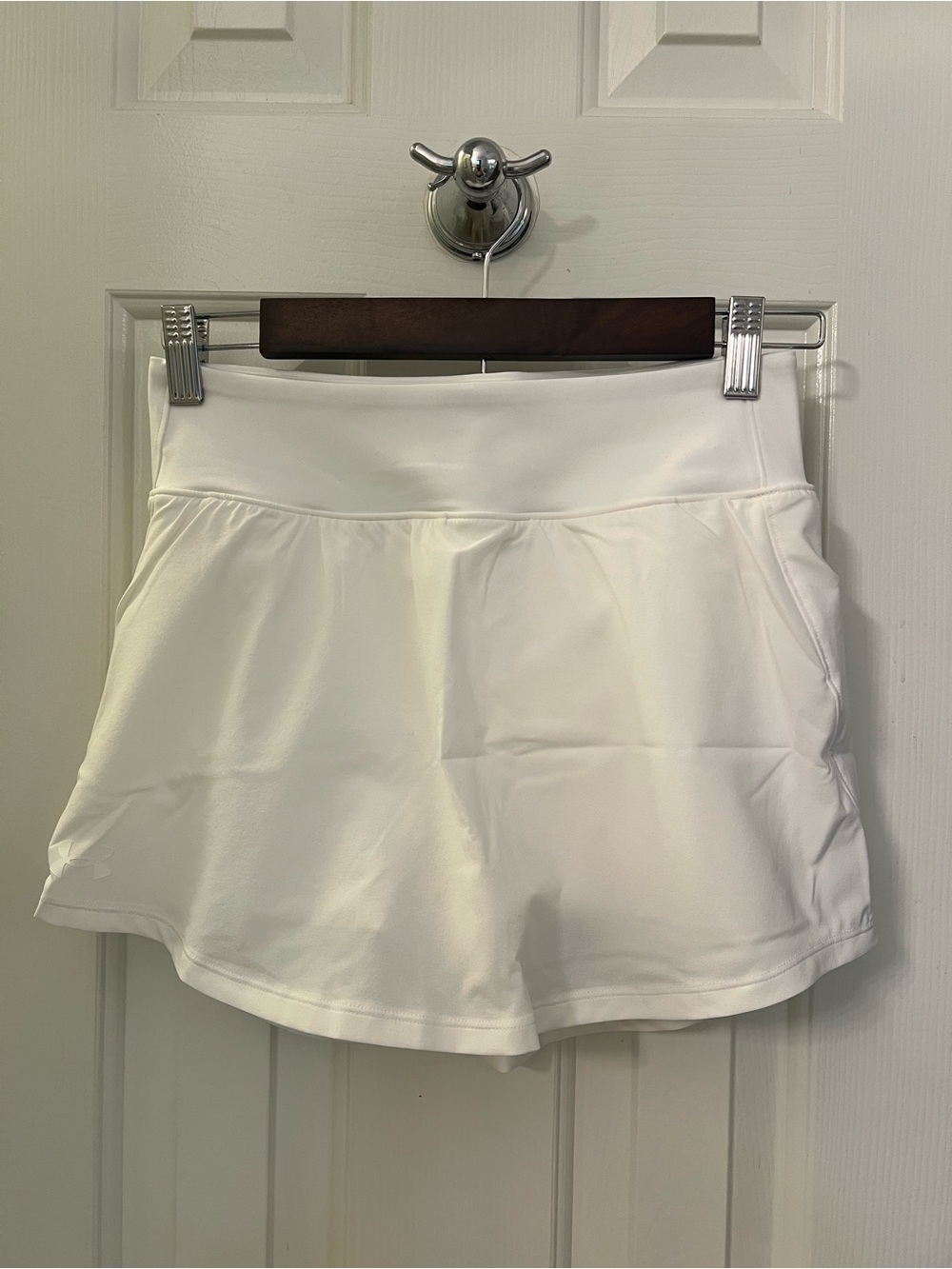 Under Armour White Athletic Skort with Built-In Shorts